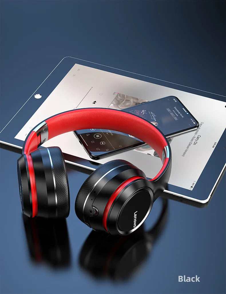 Lenovo HD200 Bluetooth Earphones Wireless Headphones Noise Cancellation HIFI Stereo Gaming Headset