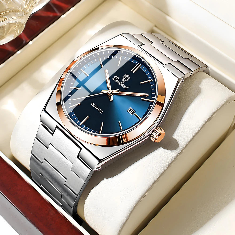 Casual Business Fashion Quartz Wristwatches Men Luxury Watch Automatic