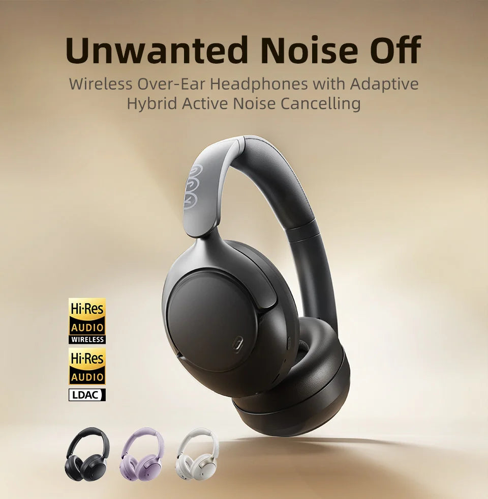 QCY H3 Pro ANC Wireless Headphone 50dB Noise Canceling
