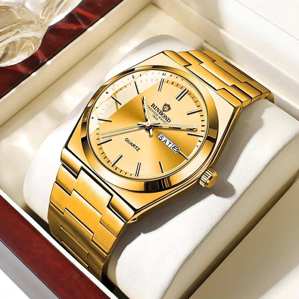 Casual Business Fashion Quartz Wristwatches Men Luxury Watch Automatic