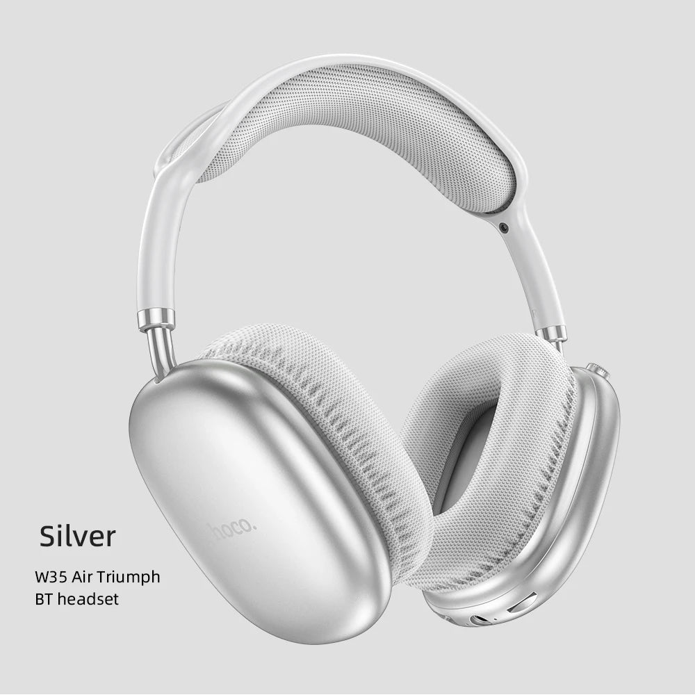 HOCO W35 Air Upgrade Wireless Bluetooth 5.3 Music Headphone Mic Driver 45H
