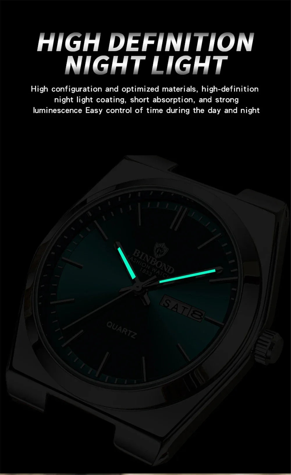Casual Business Fashion Quartz Wristwatches Men Luxury Watch Automatic