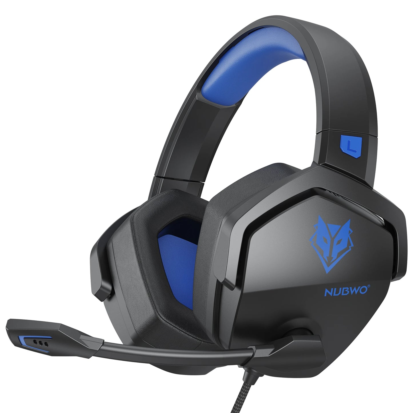 NUBWO N16 Gaming Headset - Noise Canceling Mic and Comfortable Design GamIng Headphones for PS5, PS4, Xbox One