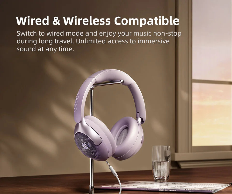 QCY H3 Pro ANC Wireless Headphone 50dB Noise Canceling