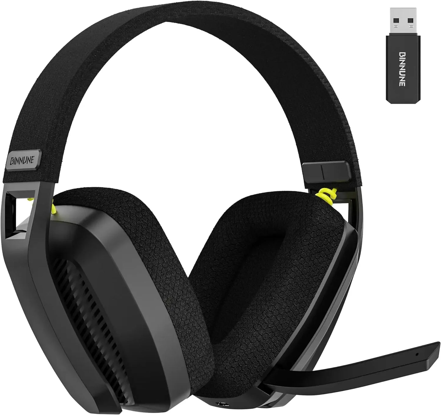 BW06 2.4G Wireless Gaming Headset with Flip ENC Mic for PC, PS4, PS5s