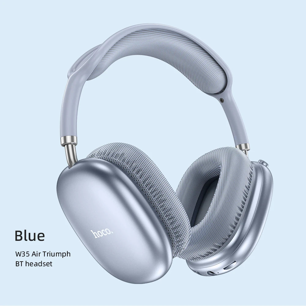HOCO W35 Air Upgrade Wireless Bluetooth 5.3 Music Headphone Mic Driver 45H