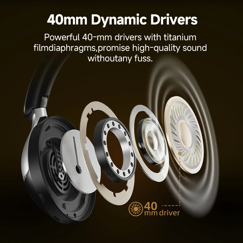 QCY H3 Pro ANC Wireless Headphone 50dB Noise Canceling