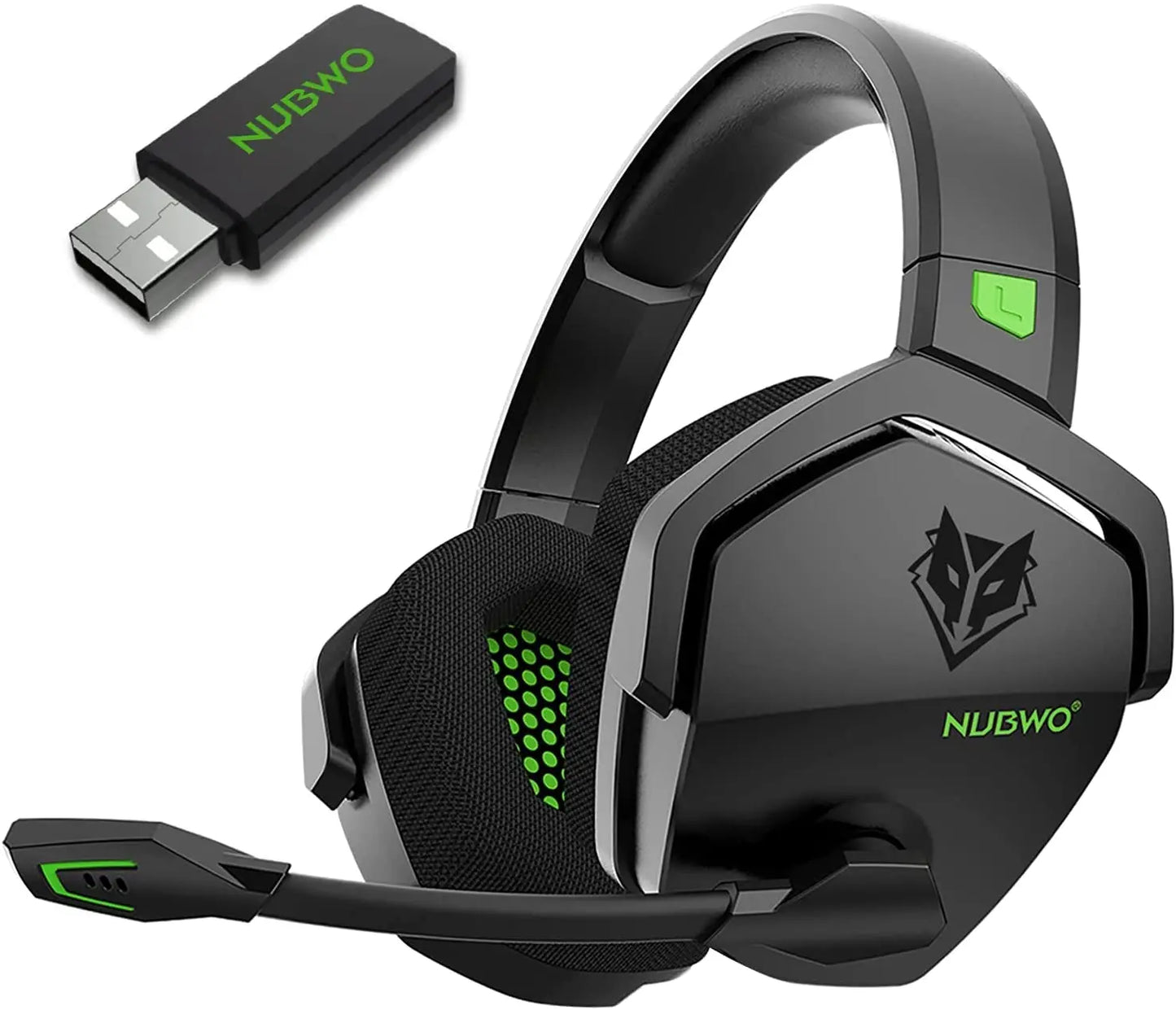 NUBWO G06 Gaming Headset for PS5, PS4, XBOX Noise Cancelling Bluetooth Headphones With Mic