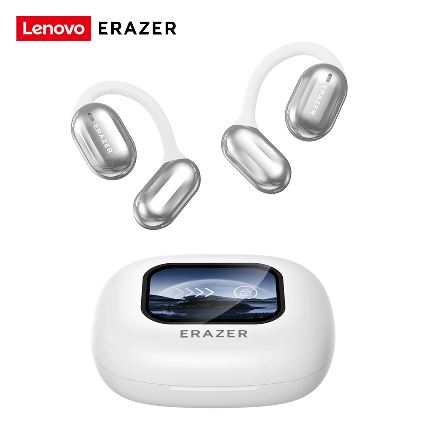 Erazer XP2 AI Translator Earphones Bluetooth 5.4 OWS Color Screen Touch Support Waterproof