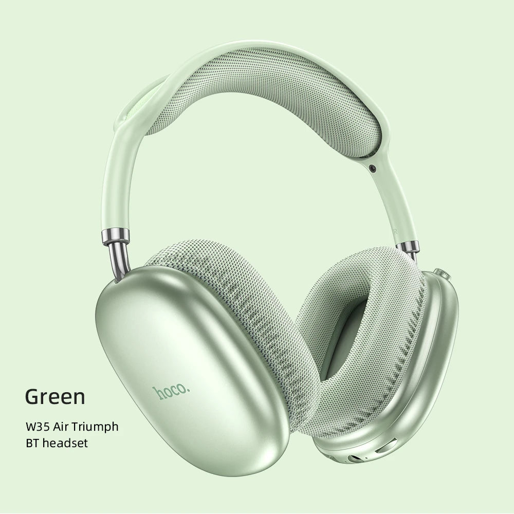 HOCO W35 Air Upgrade Wireless Bluetooth 5.3 Music Headphone Mic Driver 45H
