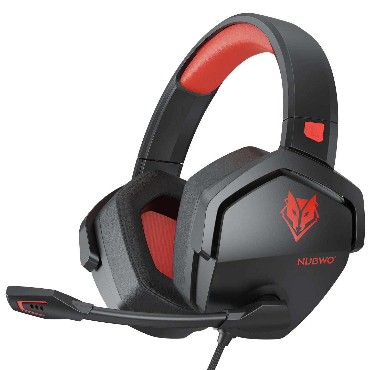 NUBWO N16 Gaming Headset - Noise Canceling Mic and Comfortable Design GamIng Headphones for PS5, PS4, Xbox One