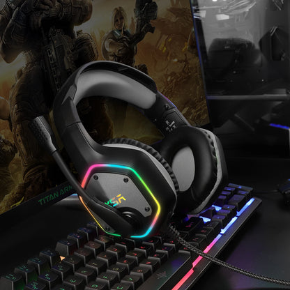 EKSA E1000 Gaming Headphones For PC/PS4/PS5 EKSA E1000 7.1 RGB Gaming Headset Gamer Noise Cancelling Mic