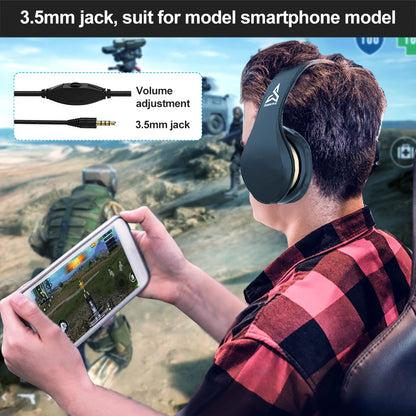 Foldable V6 Stero Gaming Headphone with Microphone Gaming headset For PS4 PC