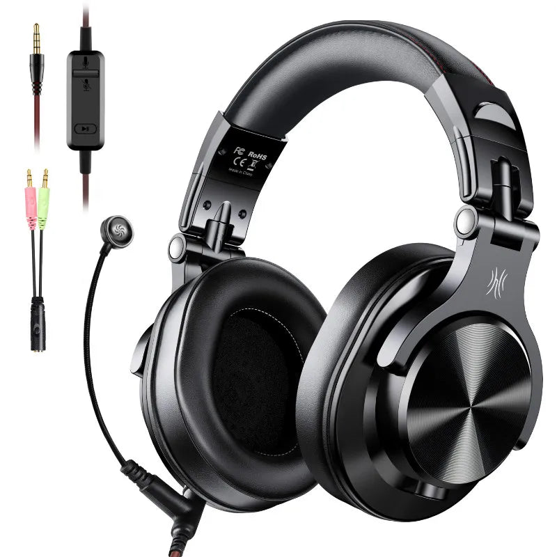 Oneodio A71 Wired Over Ear Headphone With Mic Studio DJ Headphones