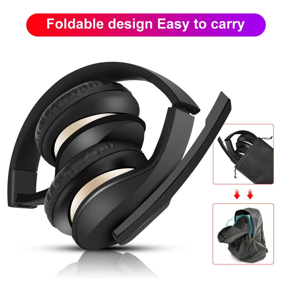 Foldable V6 Stero Gaming Headphone with Microphone Gaming headset For PS4 PC