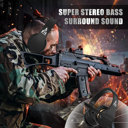 Foldable V6 Stero Gaming Headphone with Microphone Gaming headset For PS4 PC