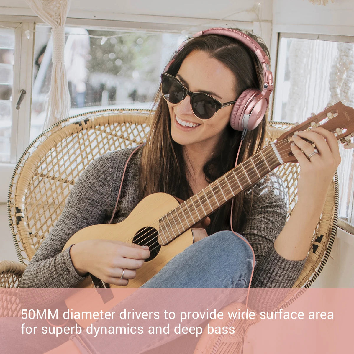 Oneodio Wired Headset Professional Studio Pro Headphones With Mic Dual-Duty Cable HiFi For Phone PC