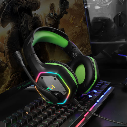 EKSA E1000 Gaming Headphones For PC/PS4/PS5 EKSA E1000 7.1 RGB Gaming Headset Gamer Noise Cancelling Mic
