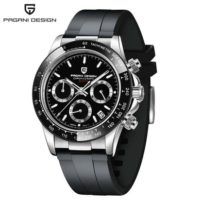V2 PAGANI DESIGN Men's Quartz Watches Sapphire Stainless Steel Waterproof Watch Men