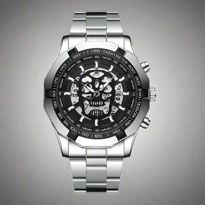 Mens Watch Quartz Top Luxury Stainless Steel Wristwatch