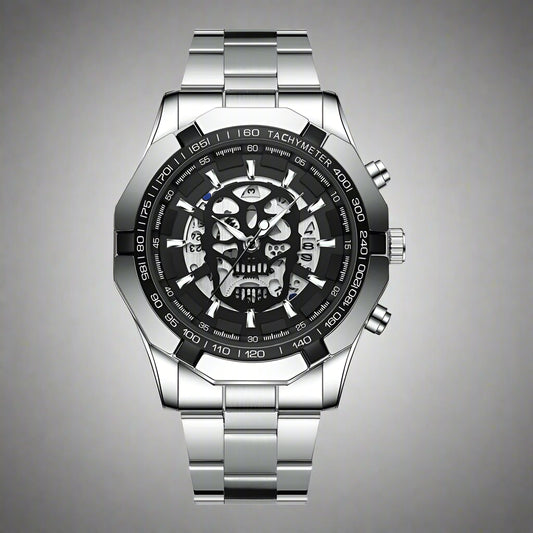 Mens Watch Quartz Top Luxury Stainless Steel Wristwatch