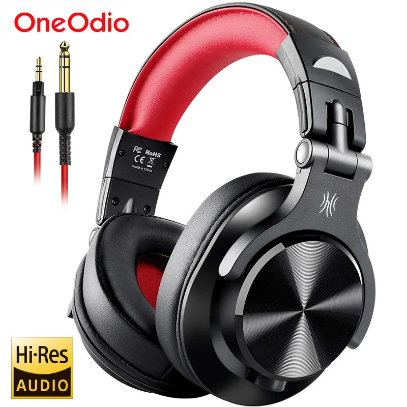 Oneodio A71 Wired Over Ear Headphone With Mic Studio DJ Headphones