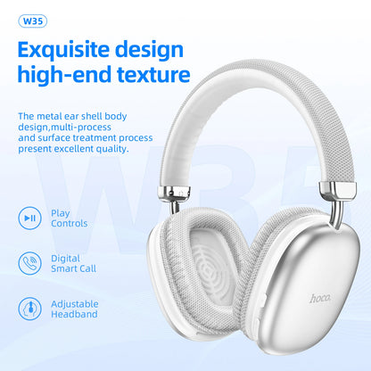 HOCO W35 HiFi Audio Wireless Bluetooth Game Sport Handsfree Earbud with MIC Support TF Card AUX