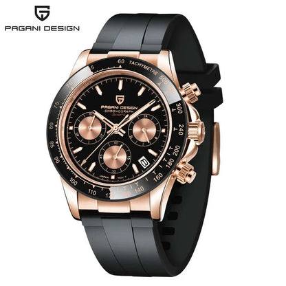 V2 PAGANI DESIGN Men's Quartz Watches Sapphire Stainless Steel Waterproof Watch Men