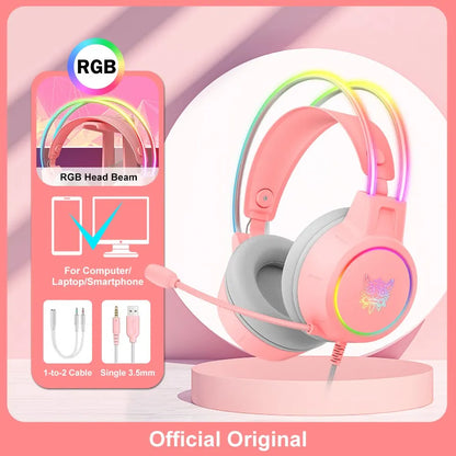 ONIKUMA X15 Pro Over-Ear Headphones Gaming Headset Wired Cancelling Earphones
