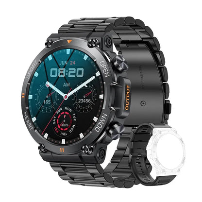 Bluetooth Call Smart Watch Men Sports Fitness Tracker Heart Monitor