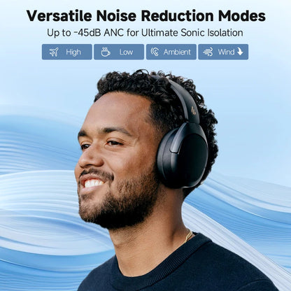 Edifier W830NB Wireless Headphones Bluetooth 5.4 Active Noise Cancelling Hi-Res Over-Ear Headset