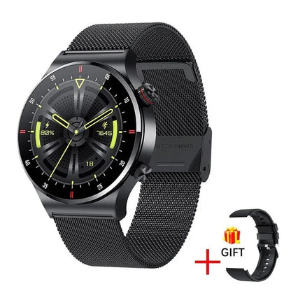 Luxury Smart Watches Men NFC BT Call Fitness Waterproof Sports Wrist Intelligent Smartwatches