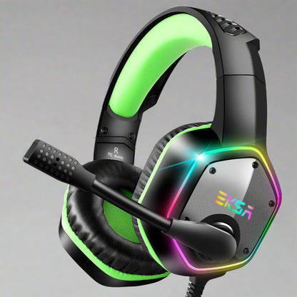 EKSA E1000 Gaming Headphones For PC/PS4/PS5 EKSA E1000 7.1 RGB Gaming Headset Gamer Noise Cancelling Mic
