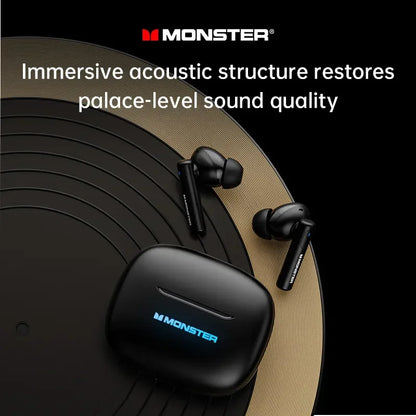 Monster XKT26 Bluetooth 5.4 Earphones Headset Noise Reduction