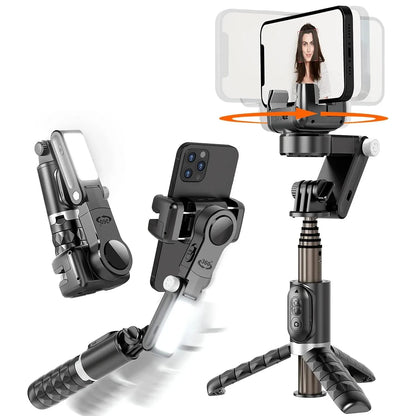 360° Rotation Following Shooting Mode 2-Axis Gimbal Stabilizer For iPhone Tiktok Photography
