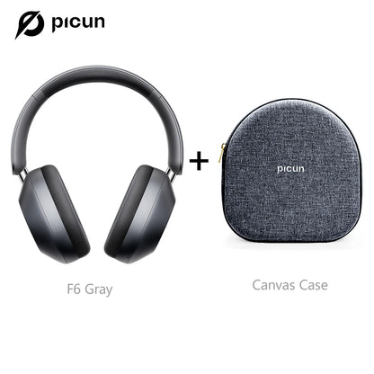 Picun F6 Active Noise Cancelling Wireless Headphones Head Tracking 3D Audio 40mm  APP Control