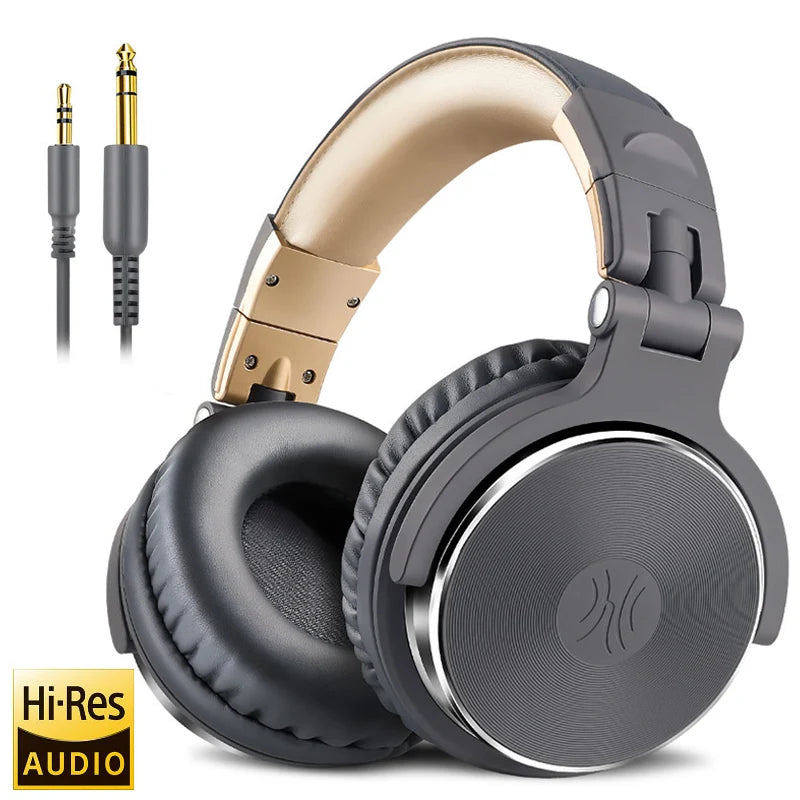 Oneodio Wired Headset Professional Studio Pro Headphones With Mic Dual-Duty Cable HiFi For Phone PC