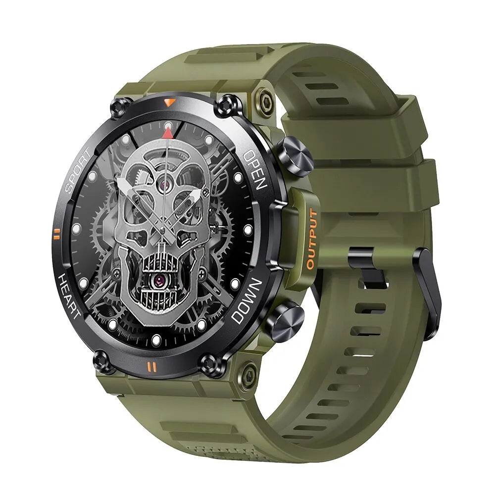 Bluetooth Call Smart Watch Men Sports Fitness Tracker Heart Monitor