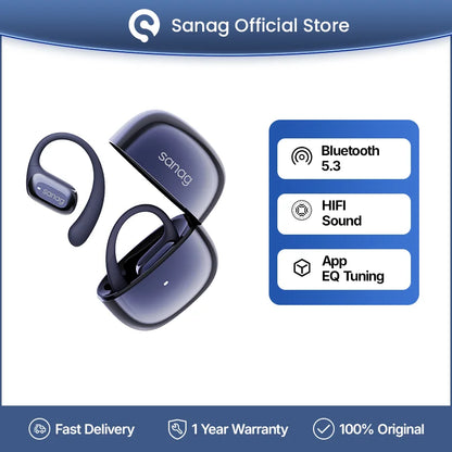 Sanag G30S Earphone Bluetooth 5.3 Wireless Bluetooth Headset OWS Air Conduction Earphones