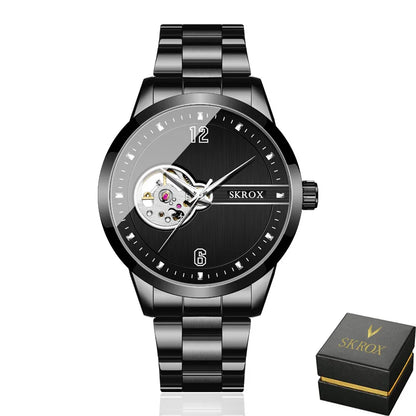 SKROX Original Luxury Brand Waterproof Tourbillon Automatic Clock