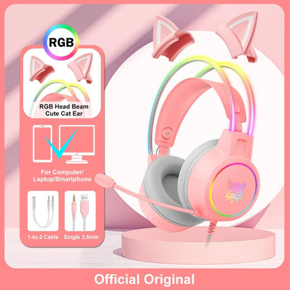 ONIKUMA X15 Pro Over-Ear Headphones Gaming Headset Wired Cancelling Earphones