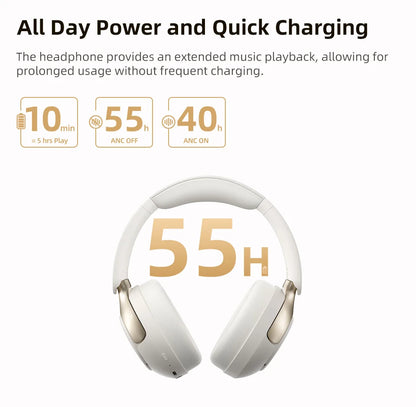 QCY H3 Pro ANC Wireless Headphone 50dB Noise Canceling
