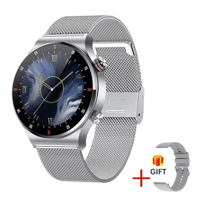 Luxury Smart Watches Men NFC BT Call Fitness Waterproof Sports Wrist Intelligent Smartwatches