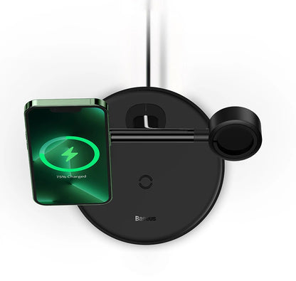3 in 1 20W Magnetic Wireless Charger Stand For iPhone 16 15 14 Pro Airpods Apple Watch