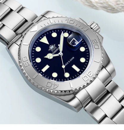 ADDIESDIVE Luxurious Watch Waterproof Stainless Steel Men Watches