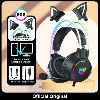 ONIKUMA X15 Pro Over-Ear Headphones Gaming Headset Wired Cancelling Earphones