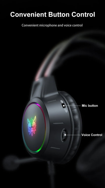 ONIKUMA X15 Pro Over-Ear Headphones Gaming Headset Wired Cancelling Earphones