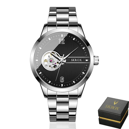 SKROX Original Luxury Brand Waterproof Tourbillon Automatic Clock