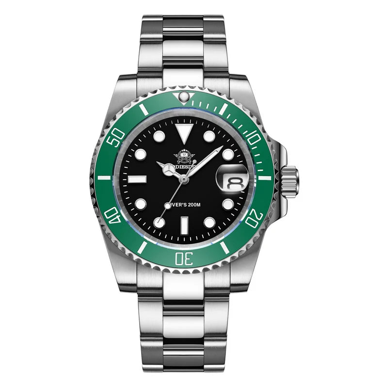 Addiesdive Stainless Steel Watch Men's European and American Business Watch