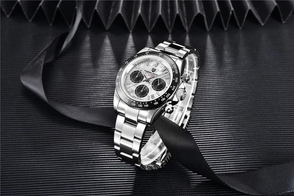 V2 PAGANI DESIGN Men's Quartz Watches Sapphire Stainless Steel Waterproof Watch Men